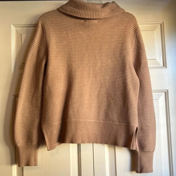 Sonoma Cozy Quarter Zip Crop length oversized sweater women’s size Small - Picture 6 of 11